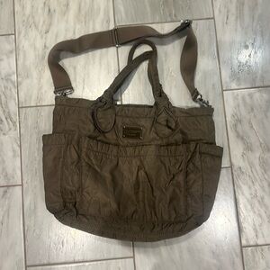 Marc By Marc Jacobs Tan Quilted Baby Bag